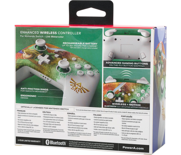 PowerA SWITCH Pad Enhanced Zelda Link Watercolor - 1138315 - zdjęcie 11
